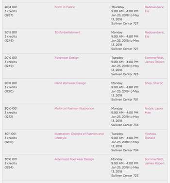 芝加哥艺术学院时尚设计类出国留学课程 芝加哥艺术学院时尚设计类出国留学课程