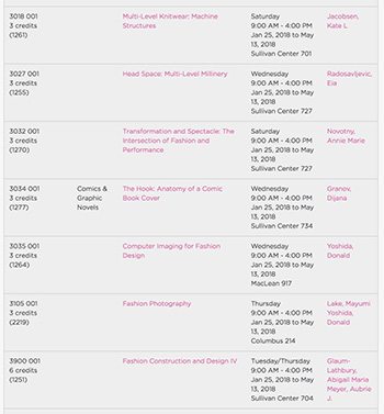 芝加哥艺术学院时尚设计出国留学课程 芝加哥艺术学院时尚设计出国留学课程
