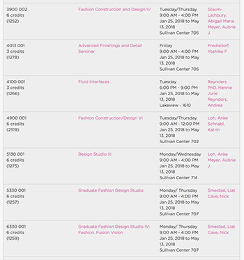 芝加哥艺术学院时尚设计类专业课程 芝加哥艺术学院时尚设计类专业课程