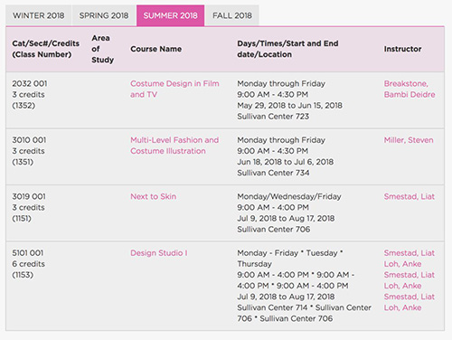 芝加哥艺术学院服装设计出国留学课程 芝加哥艺术学院服装设计出国留学课程