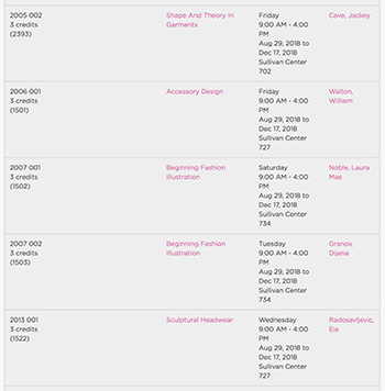 美国时尚设计类留学课程 美国时尚设计类留学课程