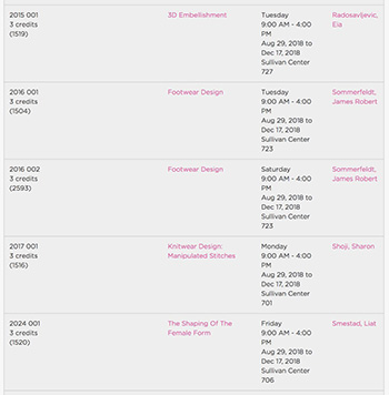 芝加哥艺术学院留学时尚设计类课程 芝加哥艺术学院留学时尚设计类课程