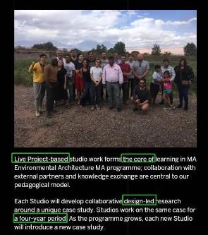 RCA建筑学院环境建筑专业 RCA建筑学院环境建筑专业