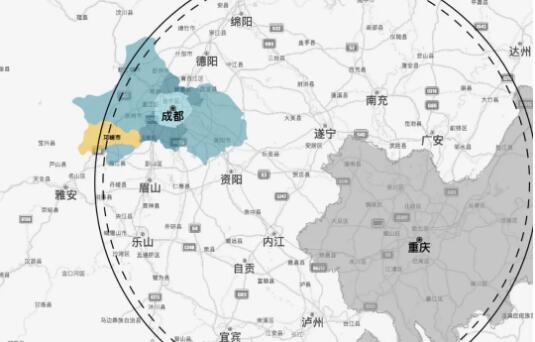 邛崃山水塔城概念规划设计竞赛经济圈 邛崃山水塔城概念规划设计竞赛经济圈